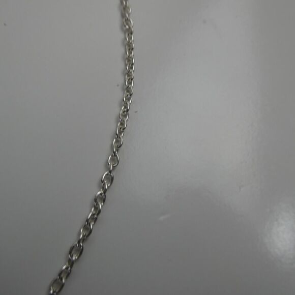 Green Owl 2" Pendant Silver Tone Chain Necklace Rhinestone Plus Size Friendly - Picture 8 of 12